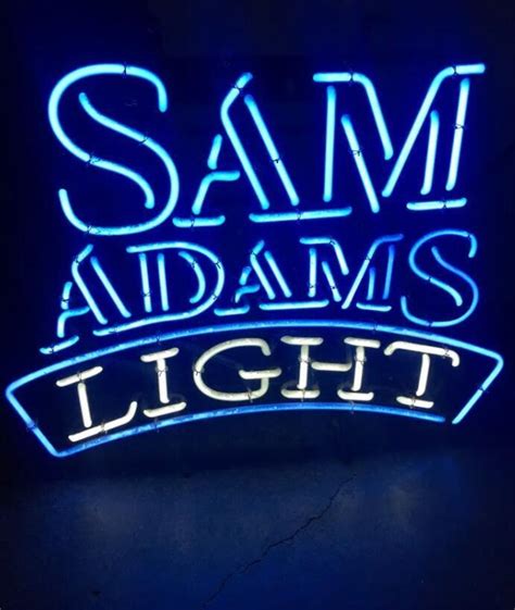 Vintage Sam Adams Neon Bire Sign