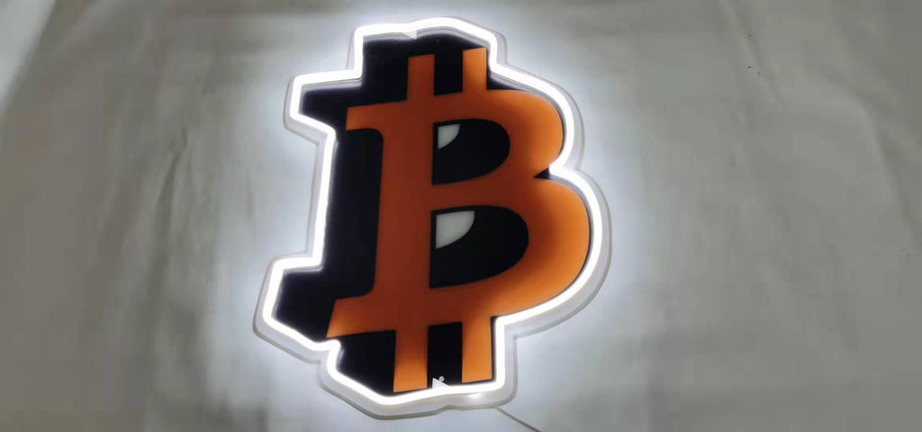 Bitcoin led signs for sale