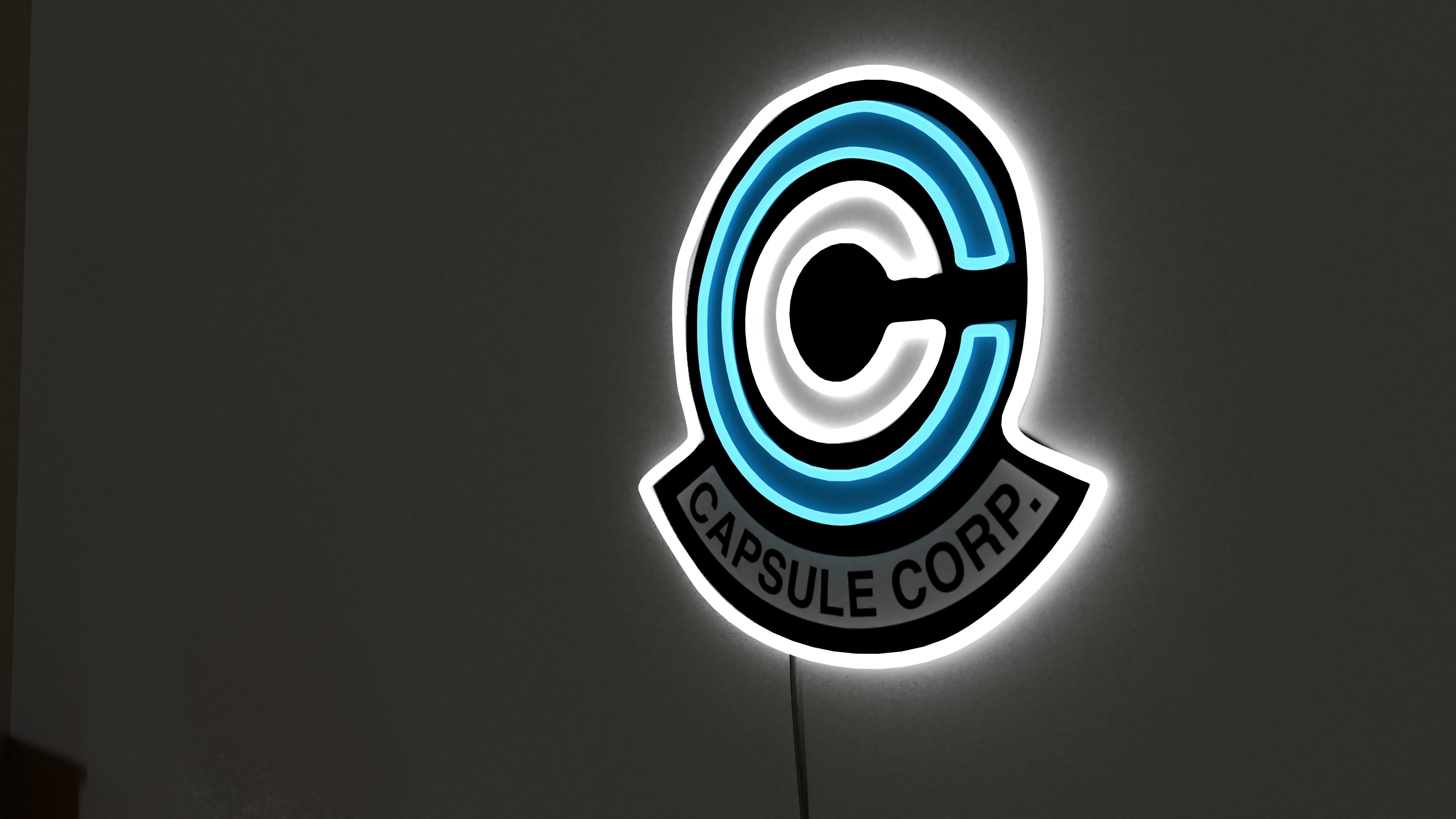 Capsule Corp Neon Sign