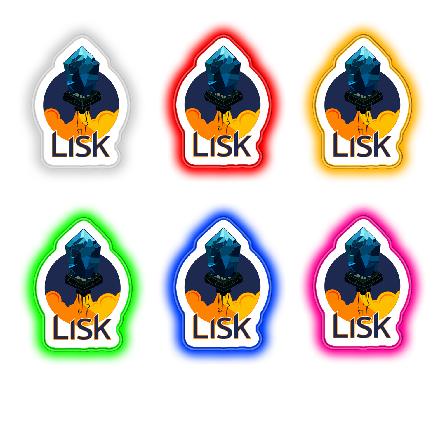 Rocket to the Moon: Lisk Edition. Signe LED