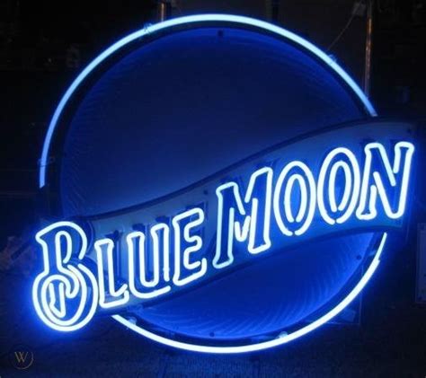 Custom Blue Moon Sign