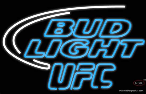 Sign du néon Bud Light personnalisé, signe UFC Bud Light, Bud Light BVB