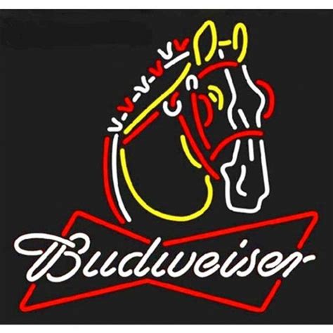 Custom Budweiser Clydesdale Neon Sign