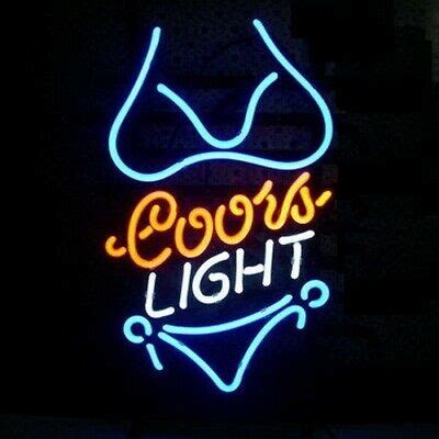 Custom Coors Light Bikini Neon Sign