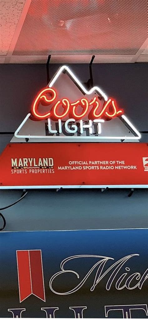 Custom Coors Light Neon Beer Signs For Sale
