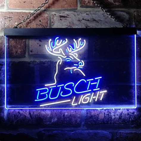 Enseigne néon personnalisée pour Busch Light Présentation de la pomme