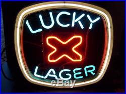 Custom Neon Signs, Neon Trapping, and Lucky Lager
