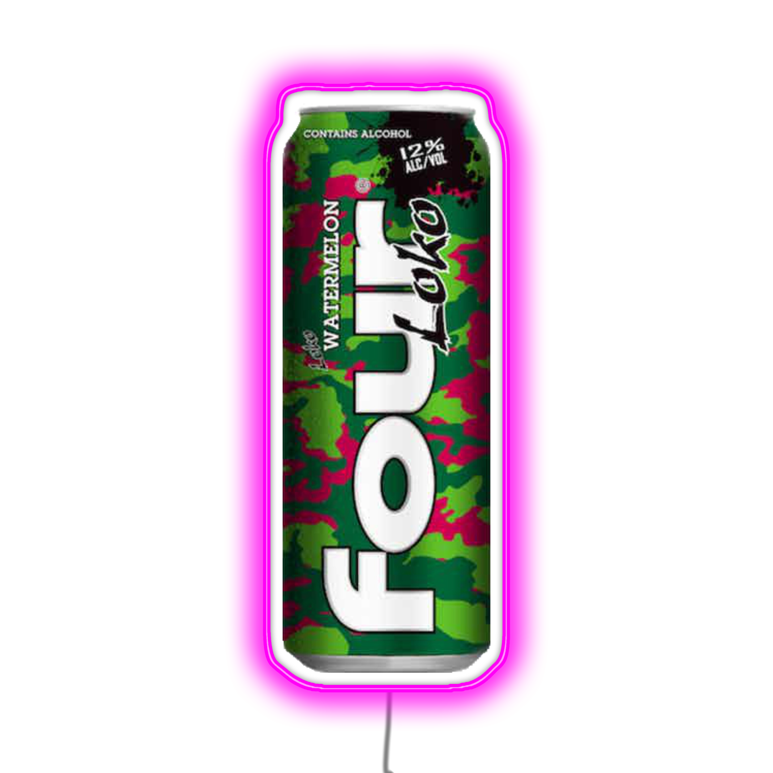 Four Loko Watermelon  pink led bar sign