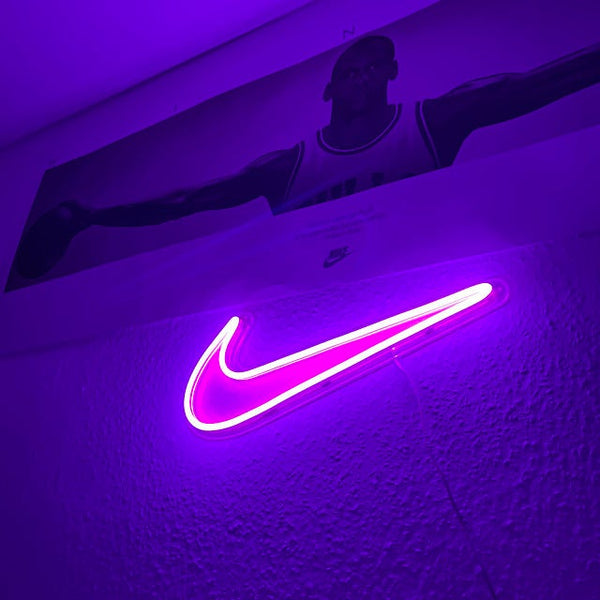 mur de signe LED Nike