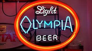 olympia beer neon sign for bar