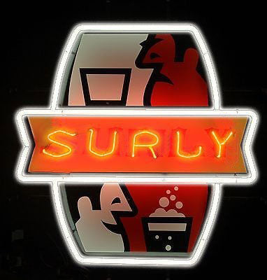 Surly neon sign