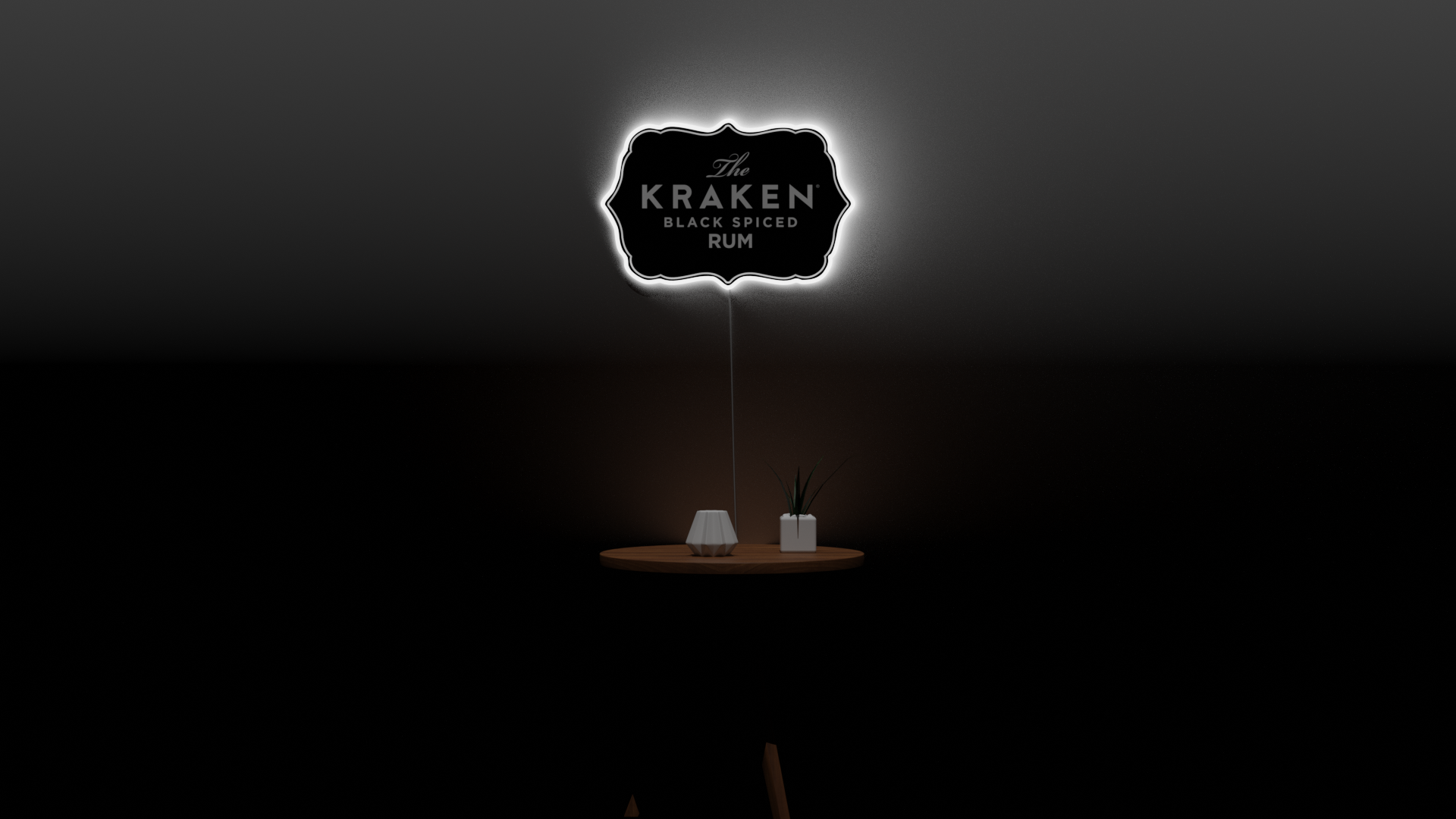 Kraken neon sign - Kraken rum led sign