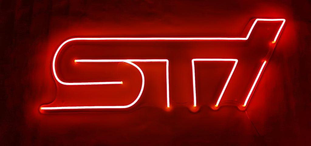 Sti personalized neon signs