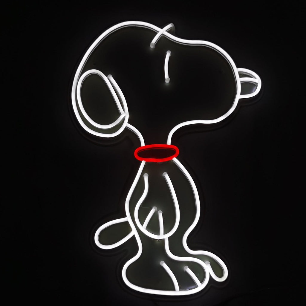 Néon de lampe Snoopy