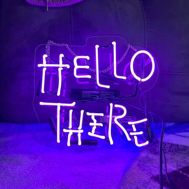 Hell There Hello There Neon Sign Neon Factory