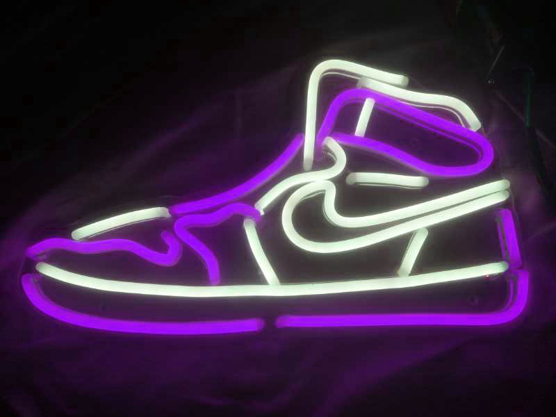 neon jordans