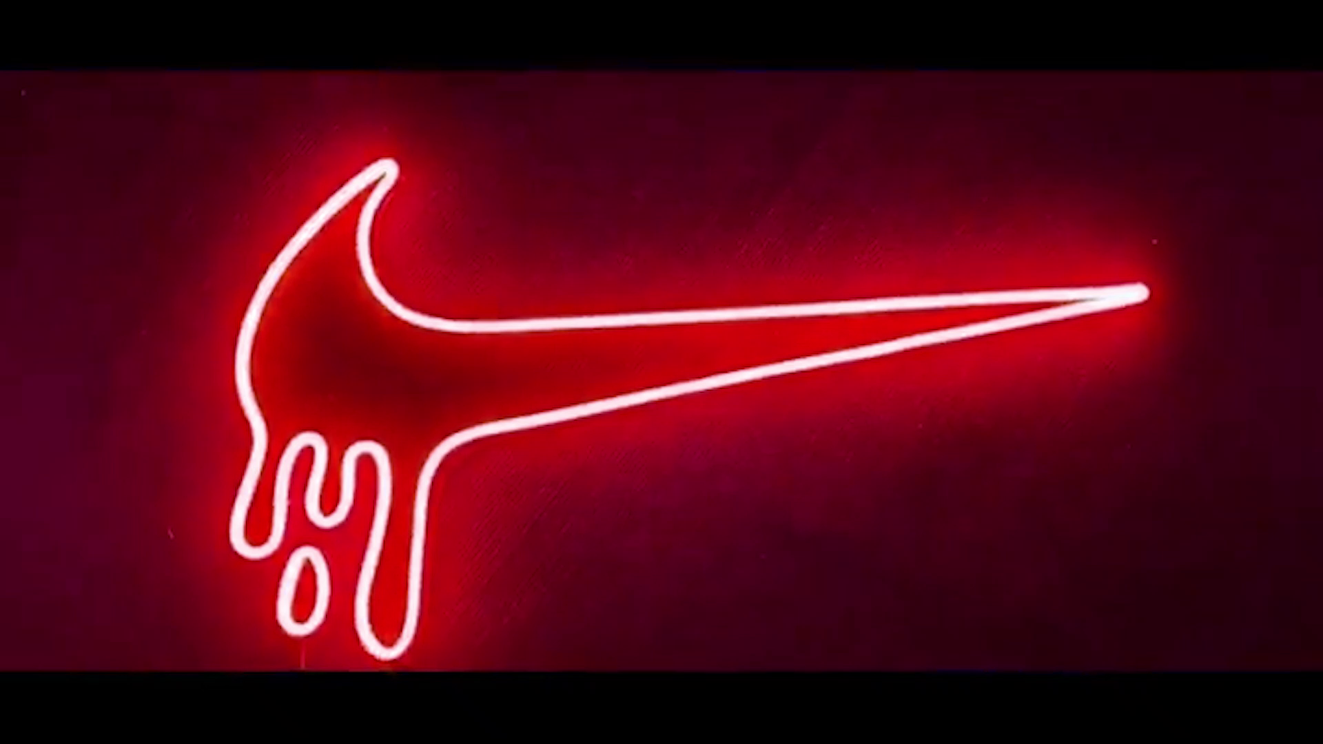 Dripping/Melting Nike Acrylic Neon Sign