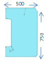 Jøtul F 167 - Gulvplate Glass