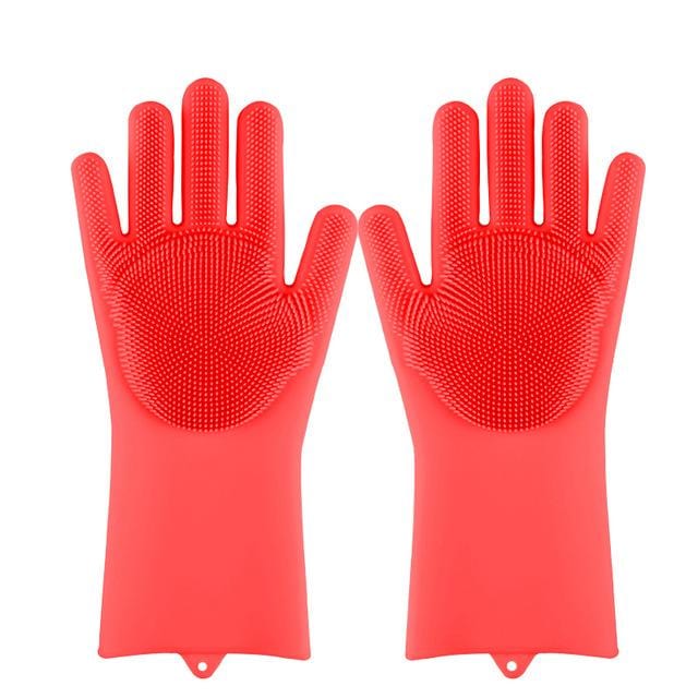 best silicone scrubbing gloves