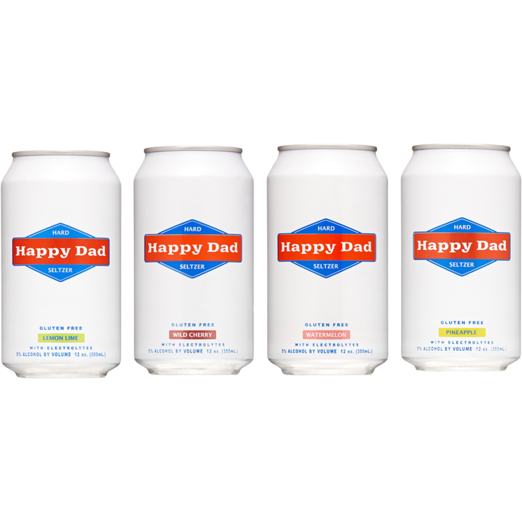 Happy Dad Hard Seltzer Variety 12pk 12oz Can 50 Abv 