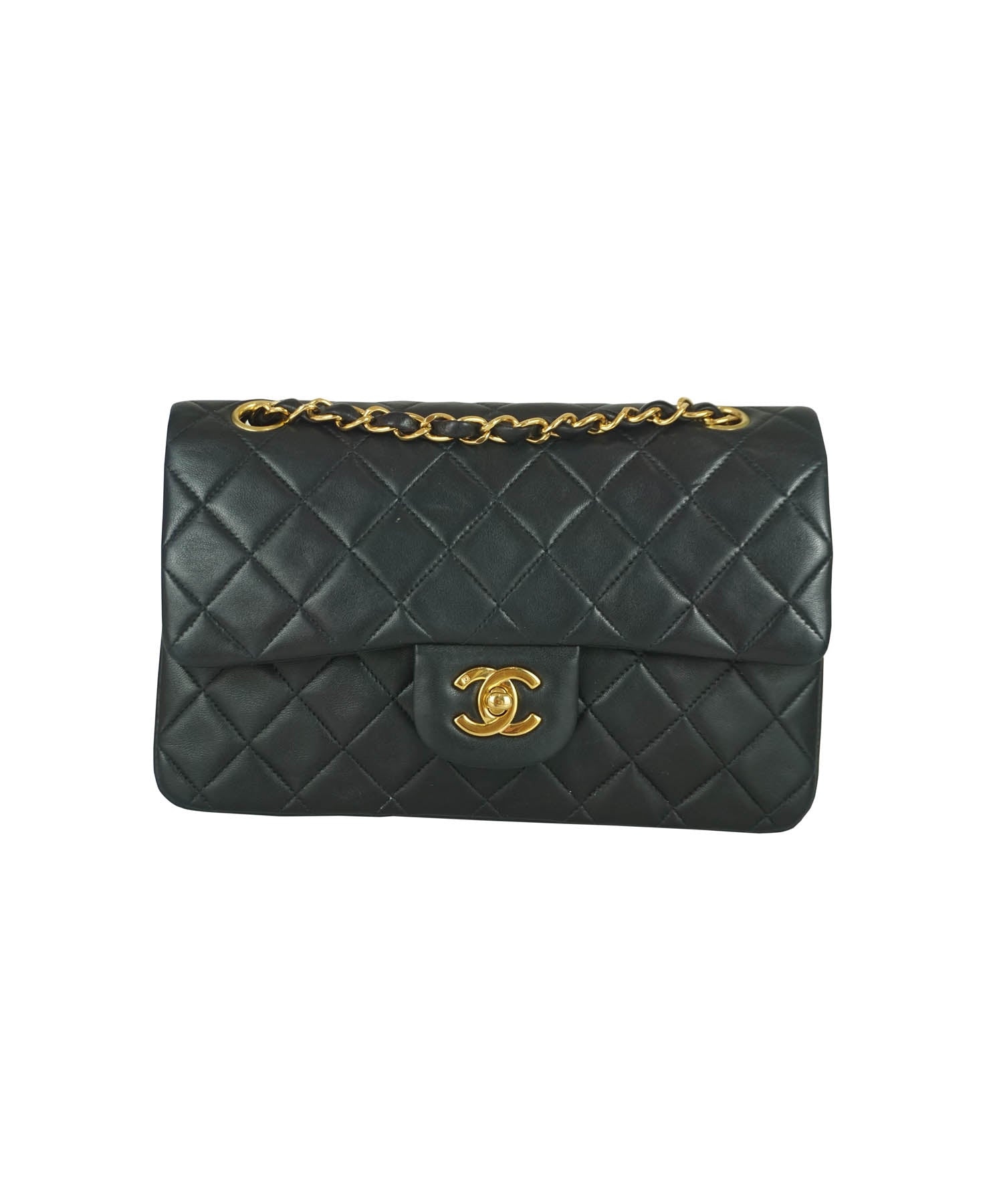 Chanel // Black Leather Classic Medium Double Flap Bag – VSP