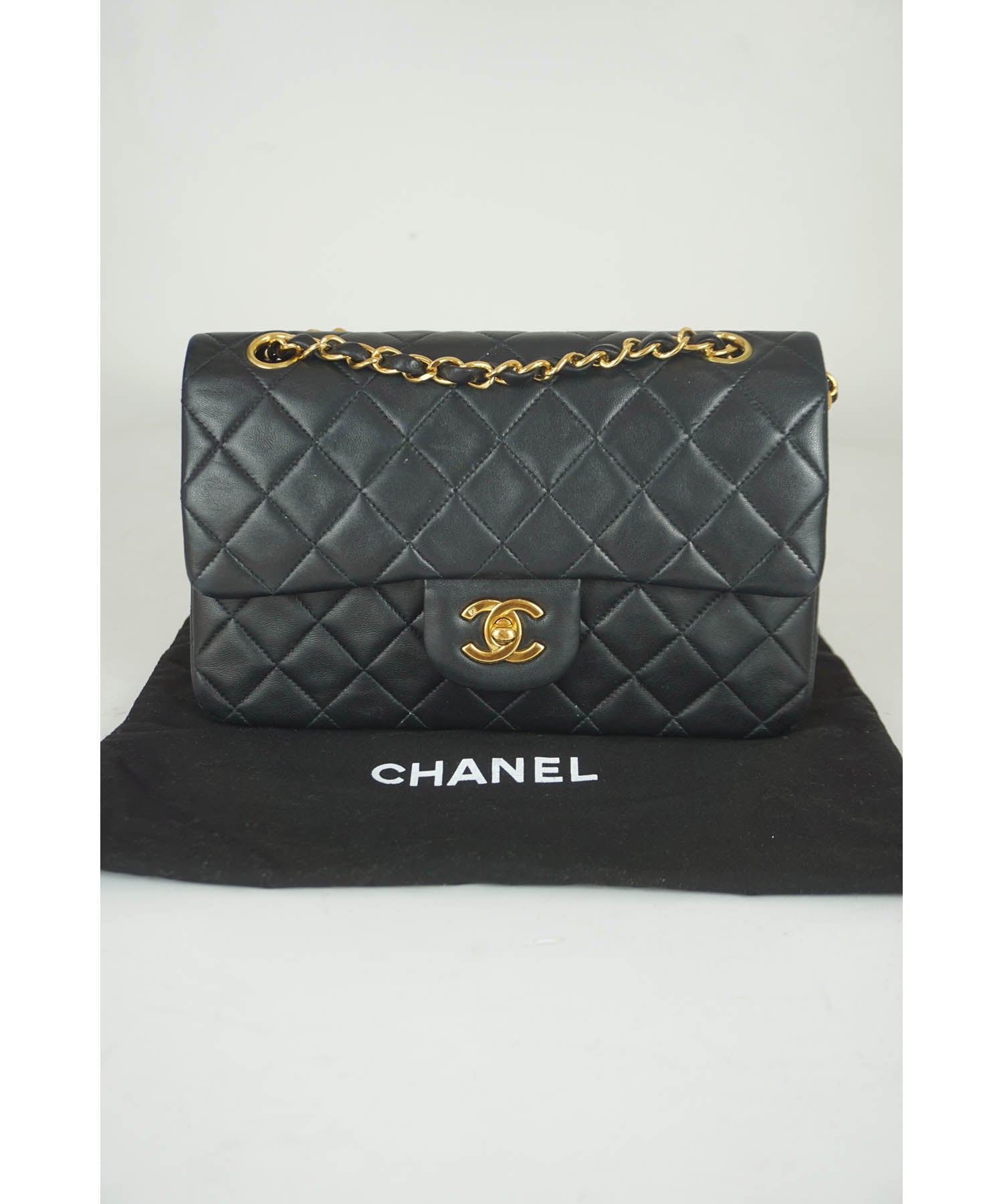 NWT Chanel Classic O-Case Mini Pouch Coin Wallet Black Caviar with Gold