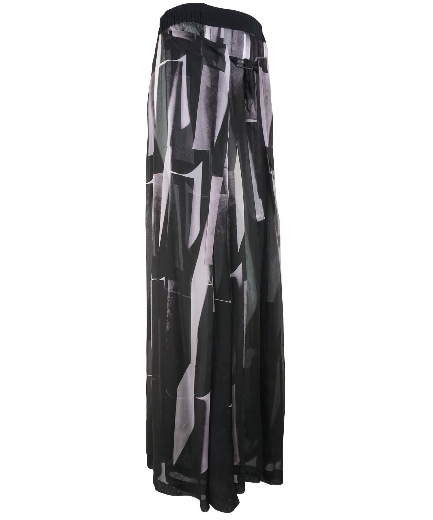 Ann Demeulemeester Silk Double Slit Maxi Skirt – Foxy Couture Carmel