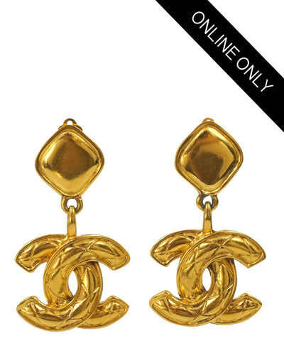 1994 Vintage Chanel Statement ClipOn Earrings  Susan Caplan