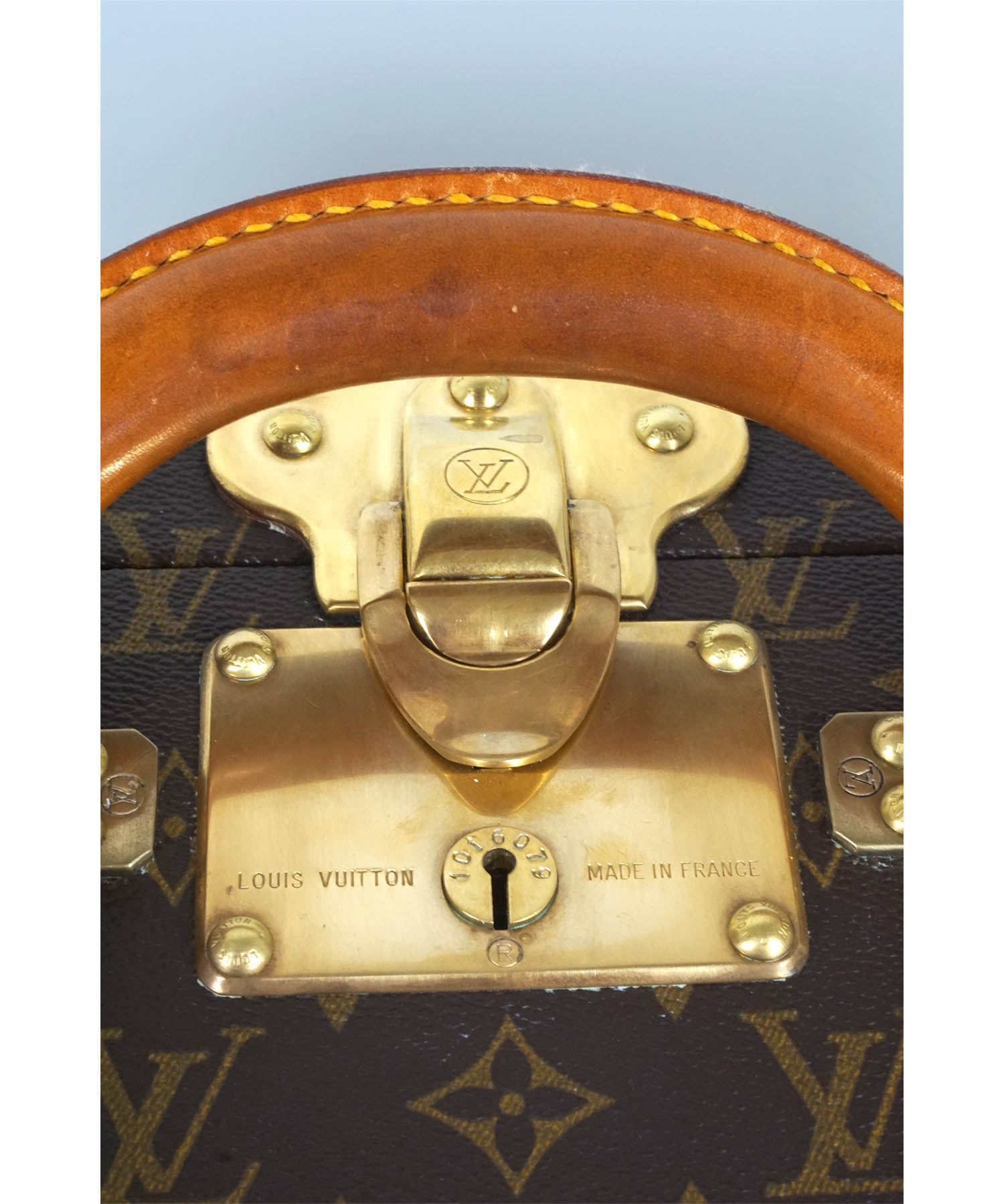 The F_CK OFF Briefcase - Louis Vuitton President in Monogram with Custom  Strips 