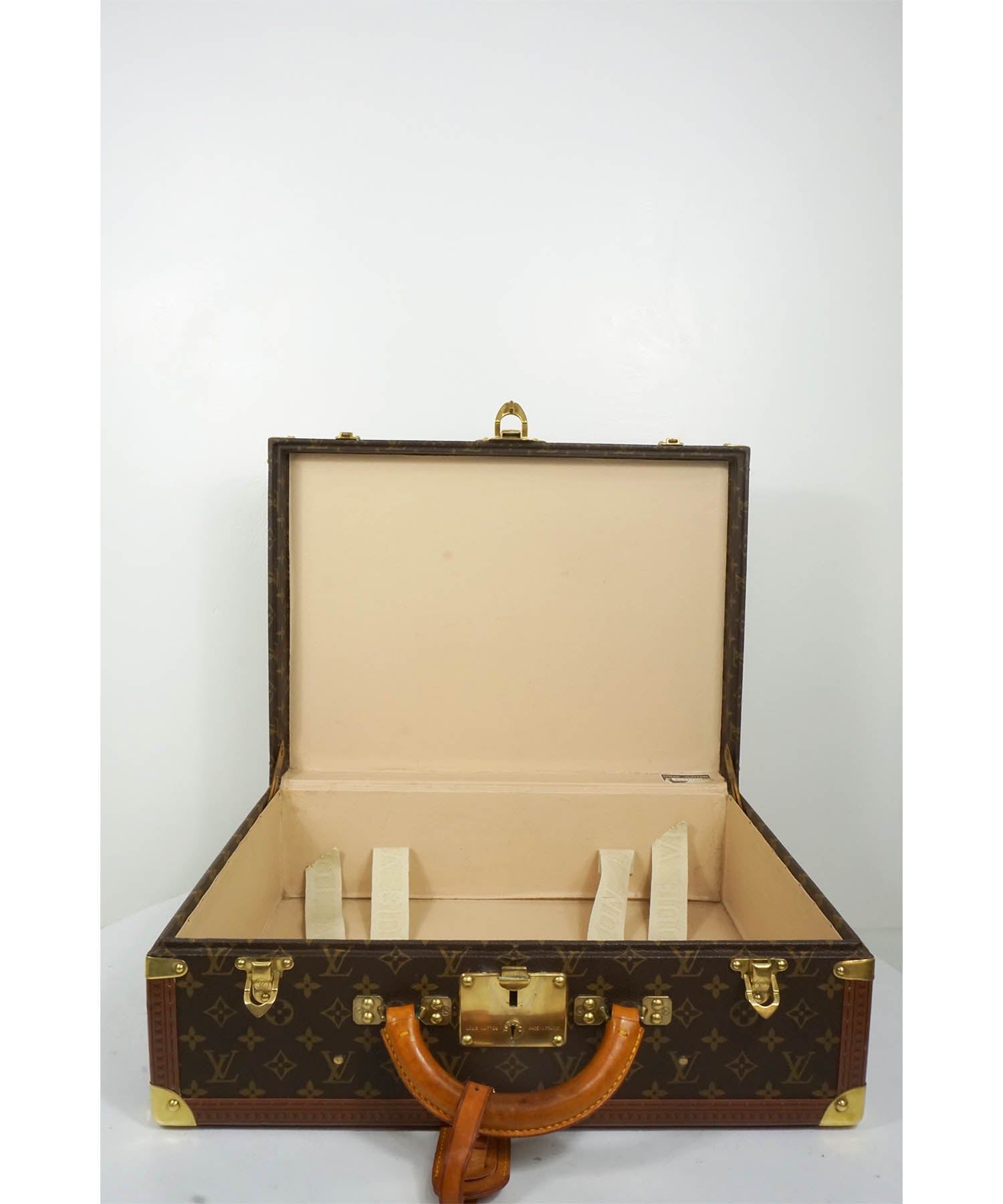 Louis Vuitton Monogram President 45 M53012 Trunk PVC Leather Brown