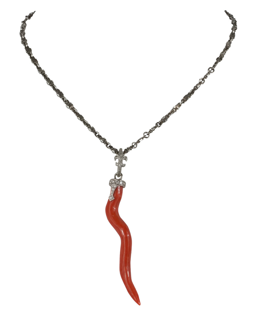 Lanvin Strawberry Pendant Necklace | Foxy Couture Carmel