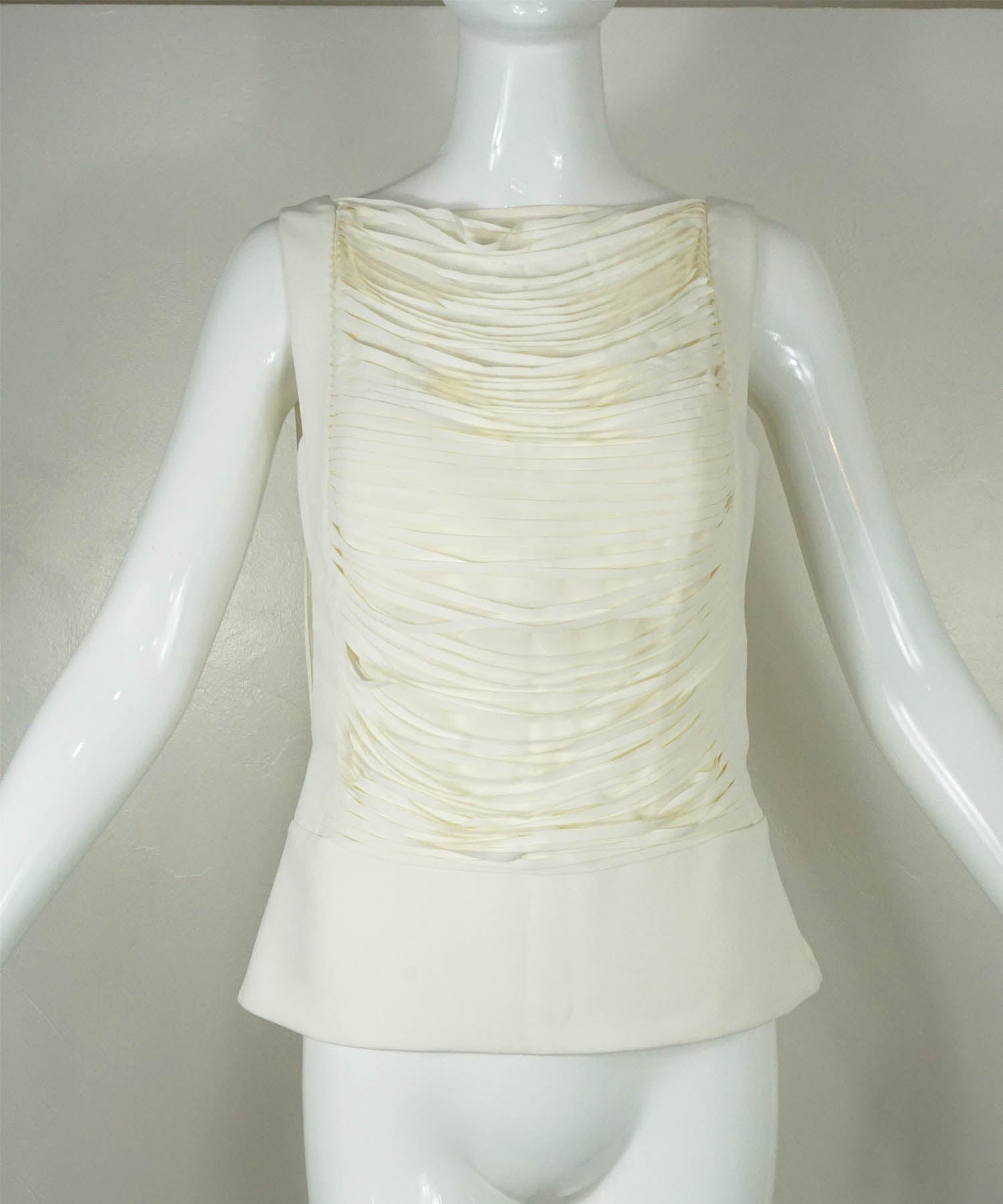 Tom Ford Shredded Silk Bandeau Top | Foxy Couture Carmel