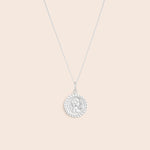 Queen Elizabeth Medallion Necklace - Sterling Silver - Gemlet