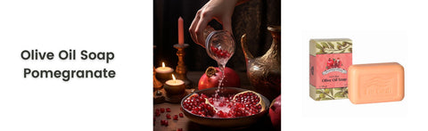 Olive Oil Soap - Pomegranate