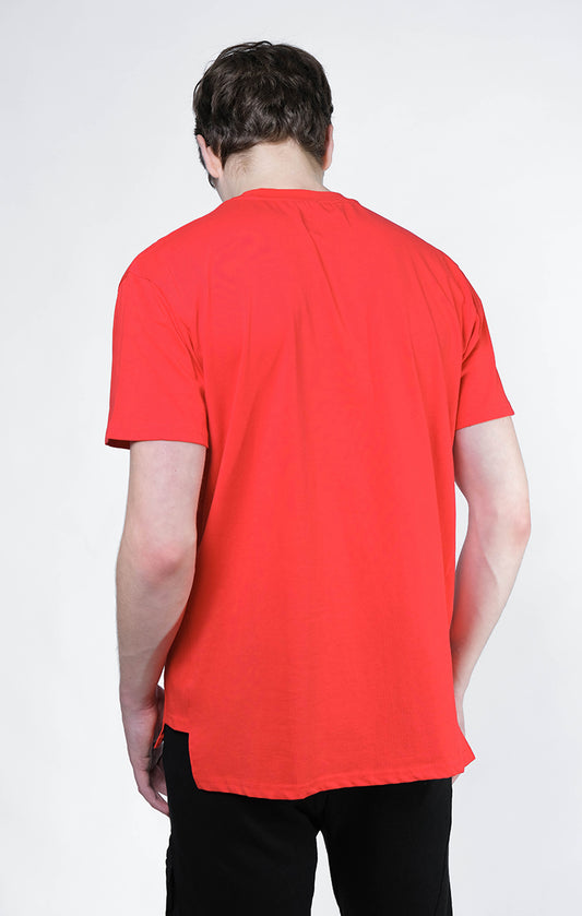 Migo Unforgettable Hong Kong Side Split Tee | Explore The Nature of Freedom XL / Black