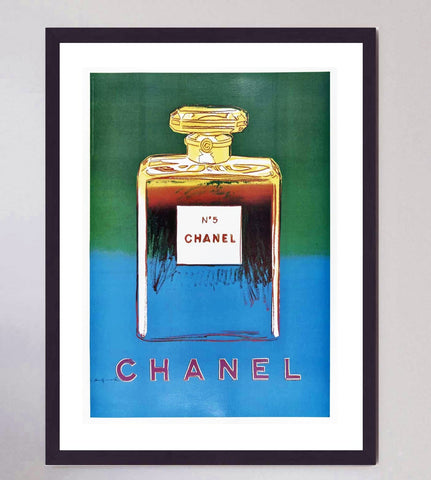 Purchase Green & Blue Chanel Poster Online - Printed Originals