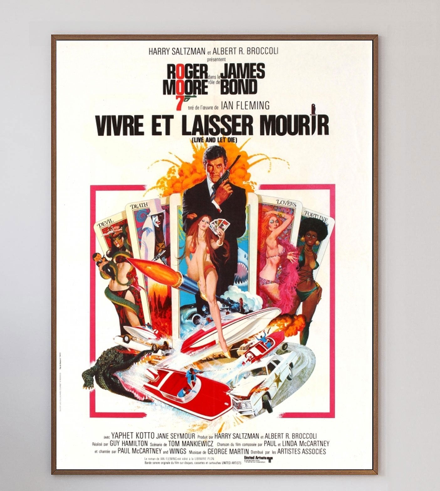 Live And Let Die French Original Poster