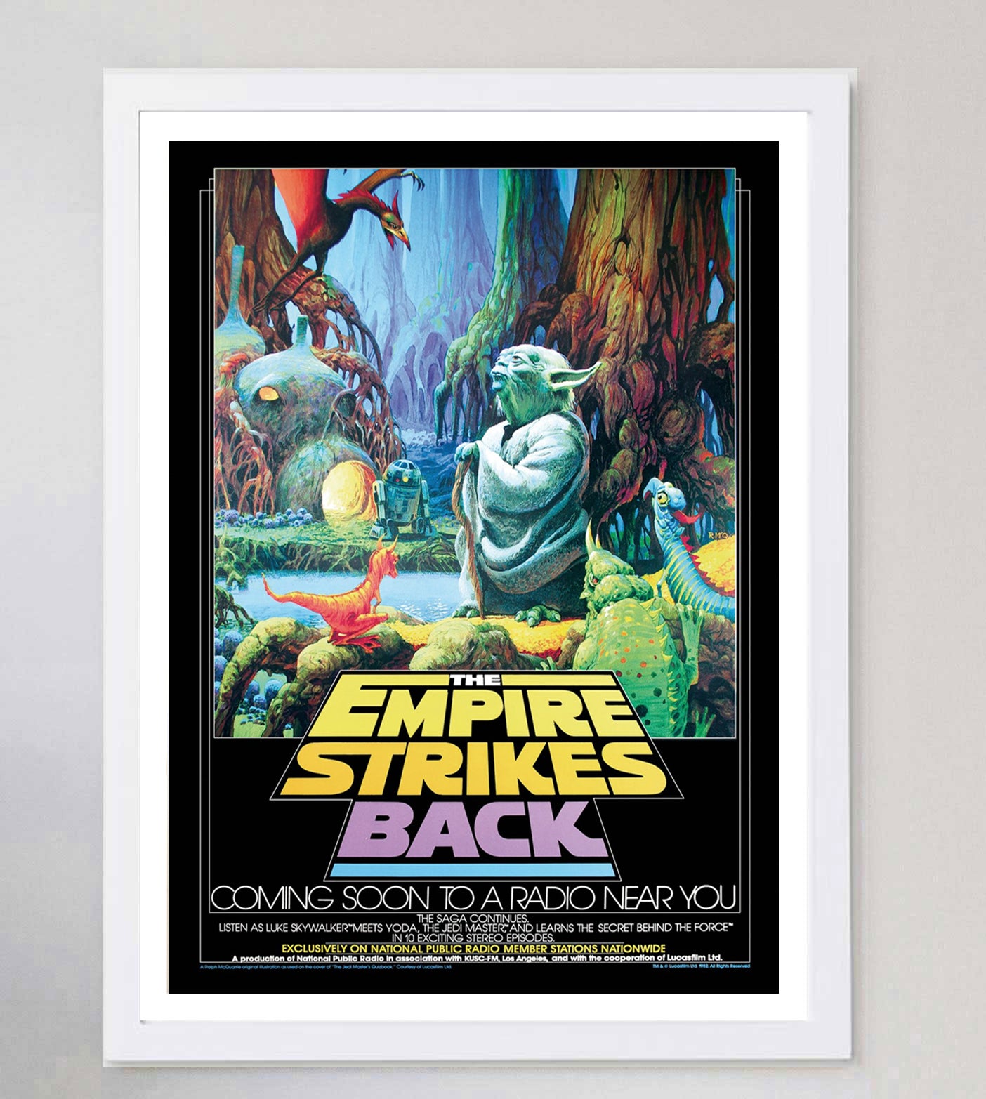 Star Wars The Empire Strikes Back NPR Original Poster - Original Vintage  Posters For Sale