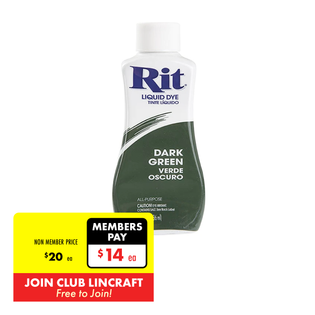 Rit Liquid Fabric Dye, Black- 236ml – Lincraft