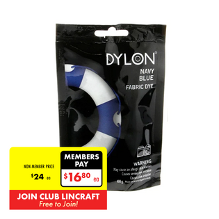 Dylon Hand Dye Sachet - Intense Black (Velvet Black), 50g