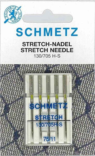 Klasse Sewing Machine Needles, STRETCH Size 90 / 14, Pack of 5 Needles