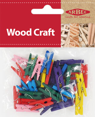 Arbee Mini Craft Sticks Natural