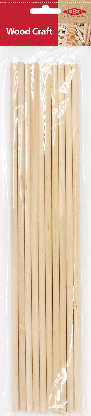 Arbee Wood Dowel Rod, 1pc- 9mm x 900mm – Lincraft