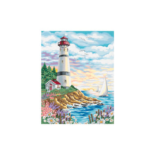 Paintworks Lighthouse in Moonlight 16 x 20 Paint by Number Kit