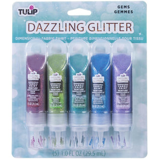 Tulip Fabric Spray Paint 4oz Glistening Gold Glitter