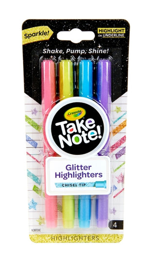 Crayola Take Note! Dry Erase Markers, Bullet Tip, Assorted, Set of 4 