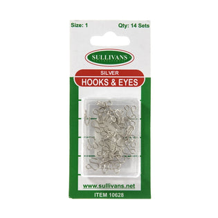 Sullivans Hook & Eyes, White- Size 2 – Lincraft