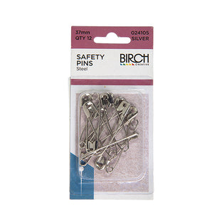White Safety Pins Standard Shape 19mm – Bags And Tags Australia
