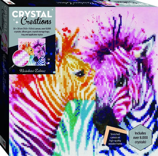 Crystal Creations Canvas, Rainbow Unicorn – Lincraft