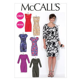 McCall's Patterns M7313 Misses'/Women's Flared Dresses, Size RR  (18W-20W-22W-24W)